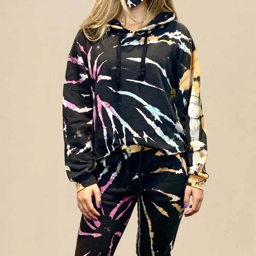 NWT Vintage Havana Nighthawk Tie Dye Hoodie